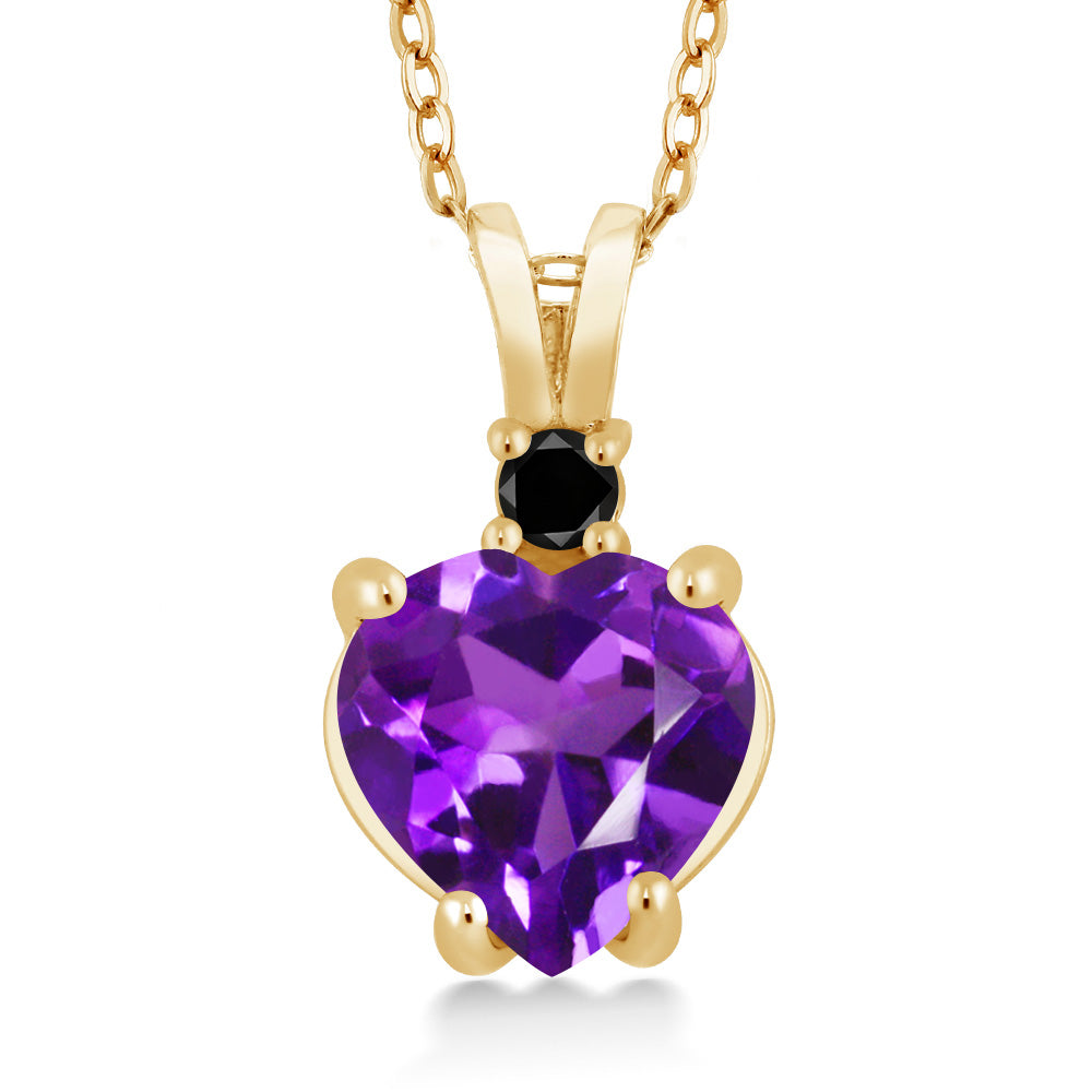 Amethyst_14K Yellow Gold_Pendant in 14K Yellow Gold