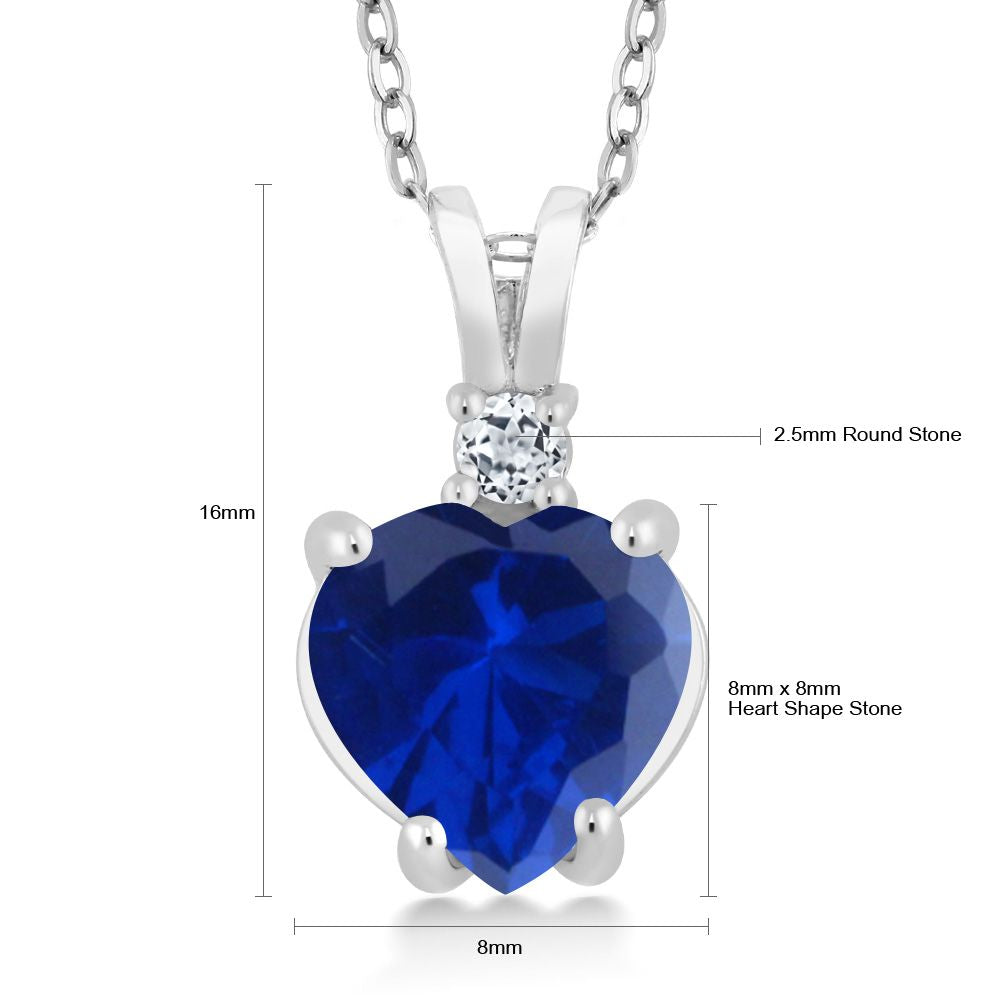 Pendant in 14K White Gold