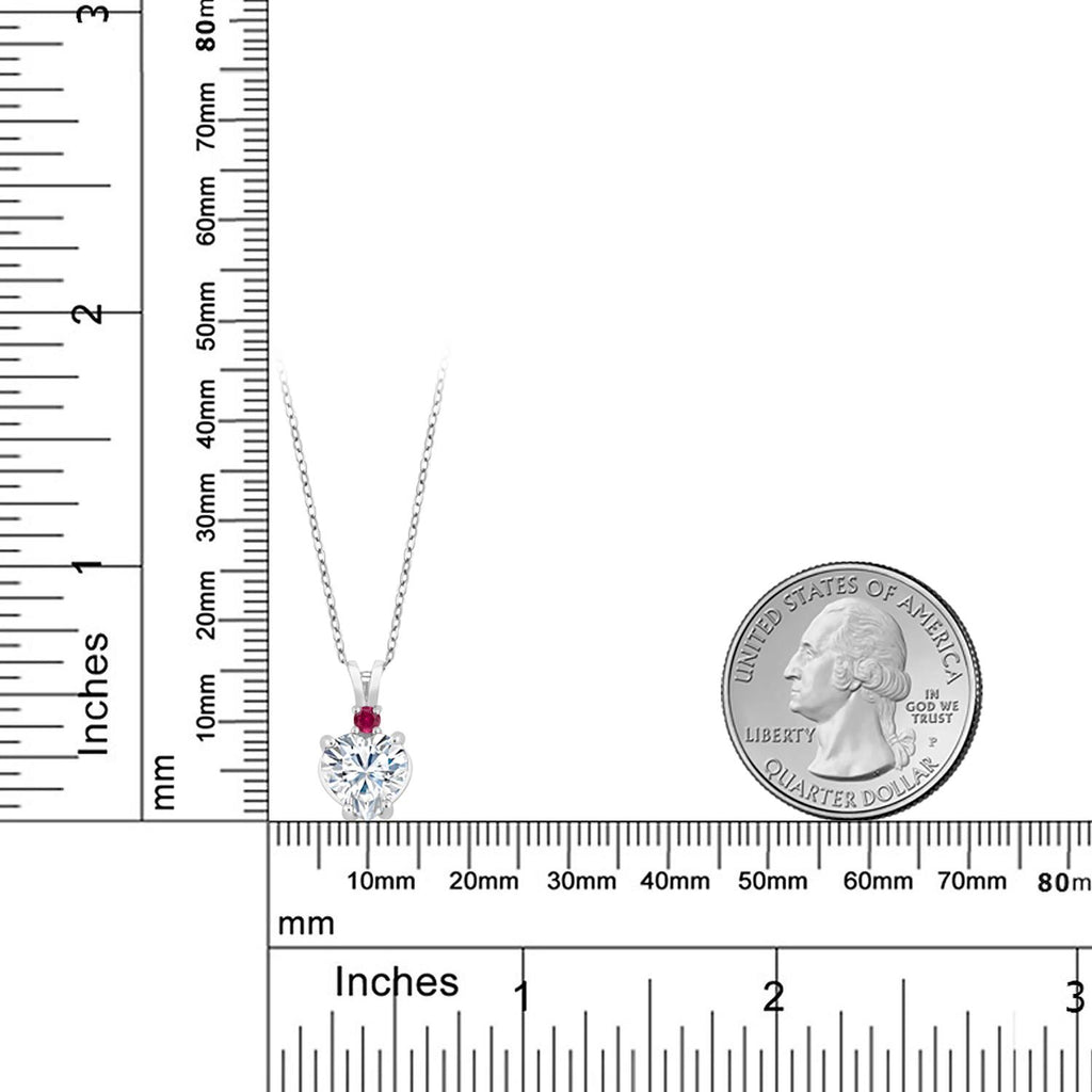 Pendant in 14K White Gold