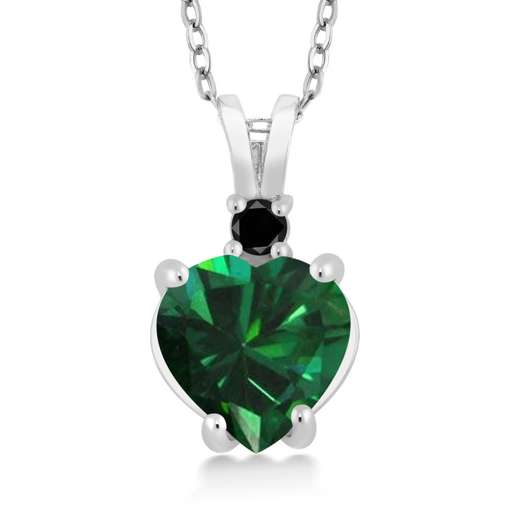 Nano Emerald_14K White Gold_Pendant in 14K White Gold