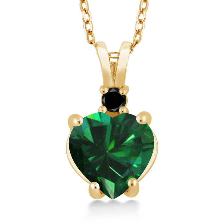 Nano Emerald_14K Yellow Gold_Pendant in 14K Yellow Gold