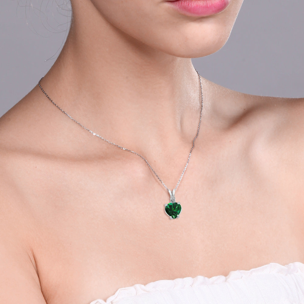 Pendant in 14K White Gold