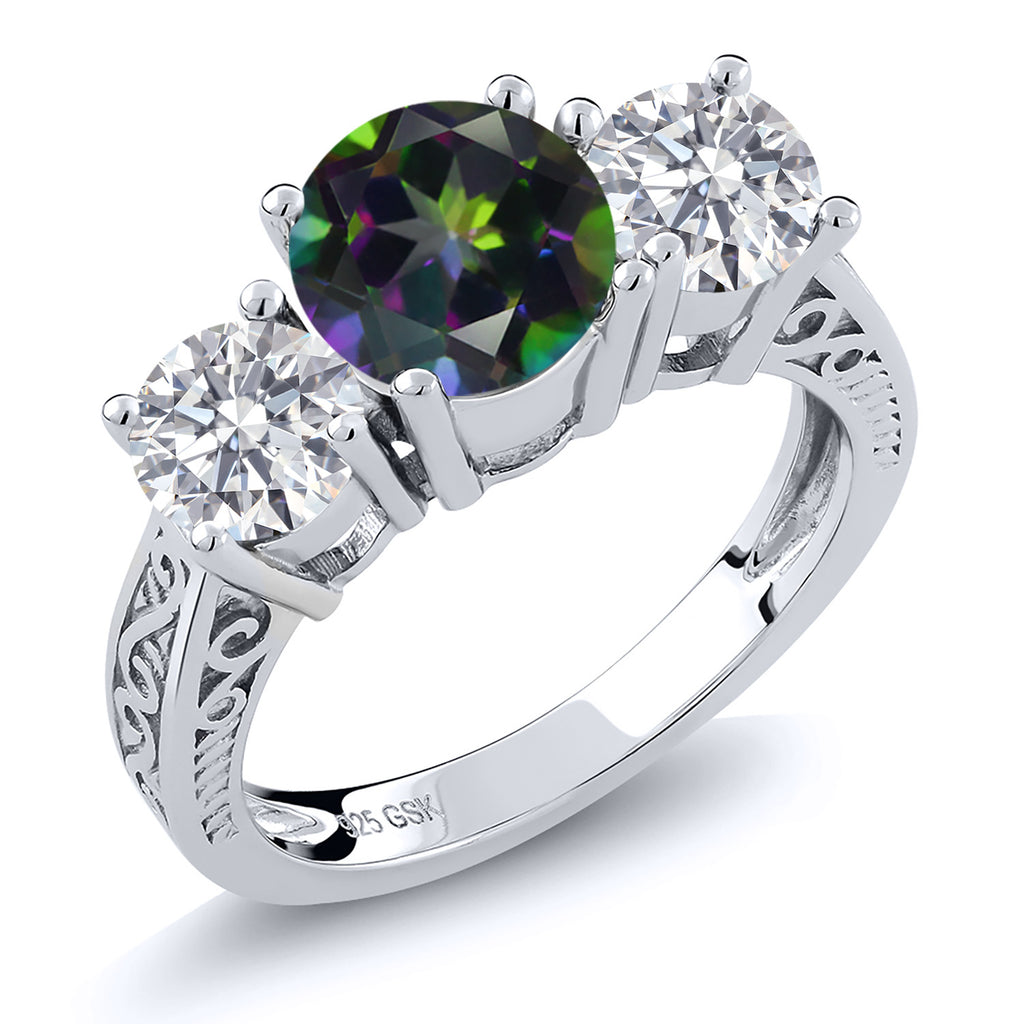Green Mystic Topaz_8_Ring in 925 Sterling Silver