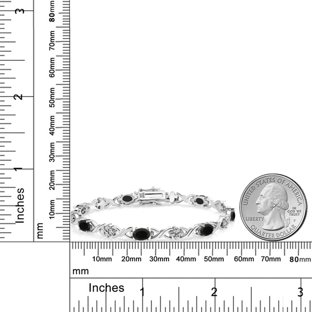 Onyx - December_Bracelet in 925 Sterling Silver