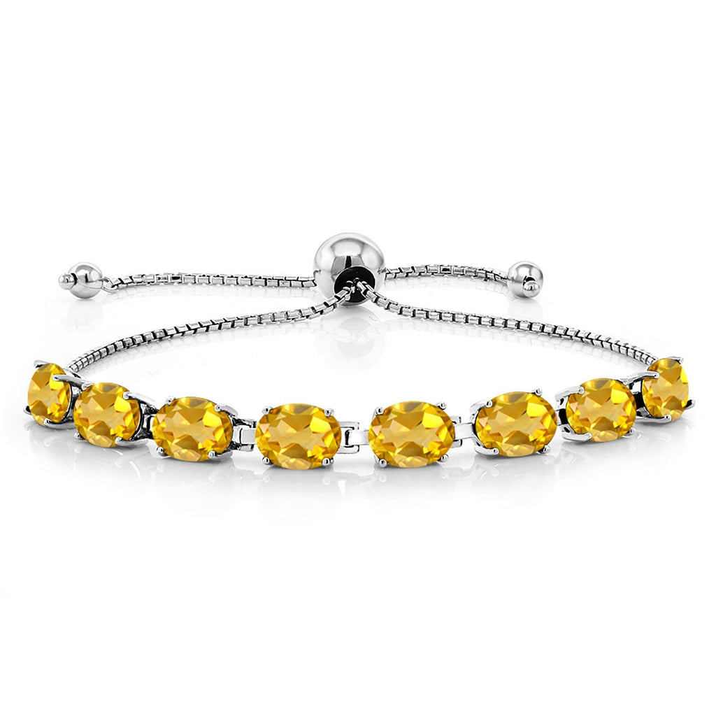 Citrine - November_Bracelet in 925 Sterling Silver