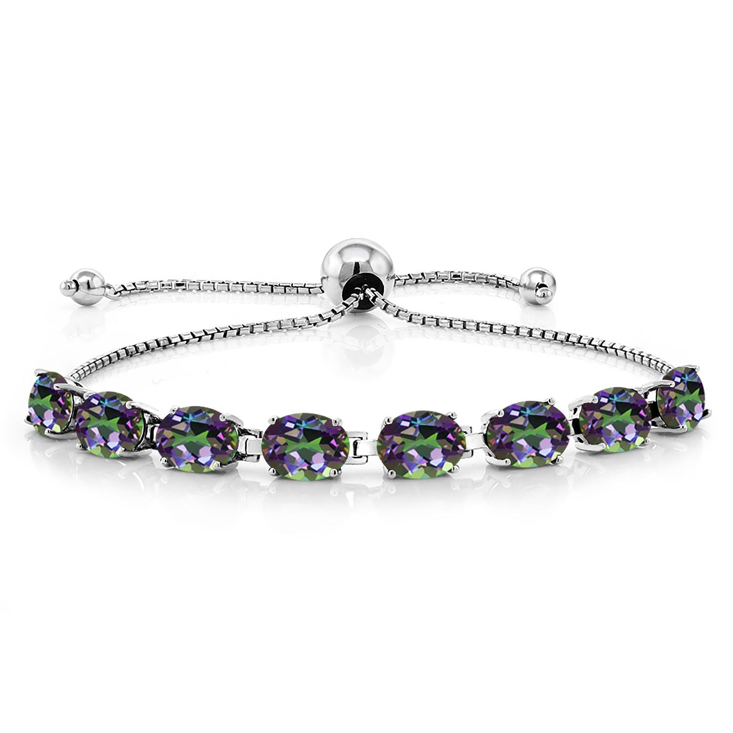 Green Mystic Topaz_Bracelet in 925 Sterling Silver