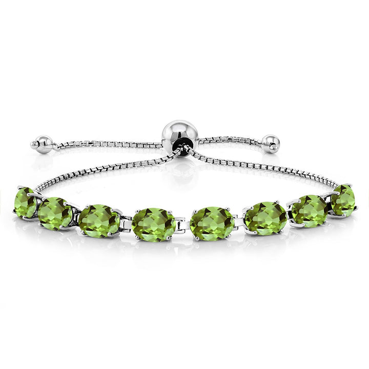 Peridot - August_Bracelet in 925 Sterling Silver