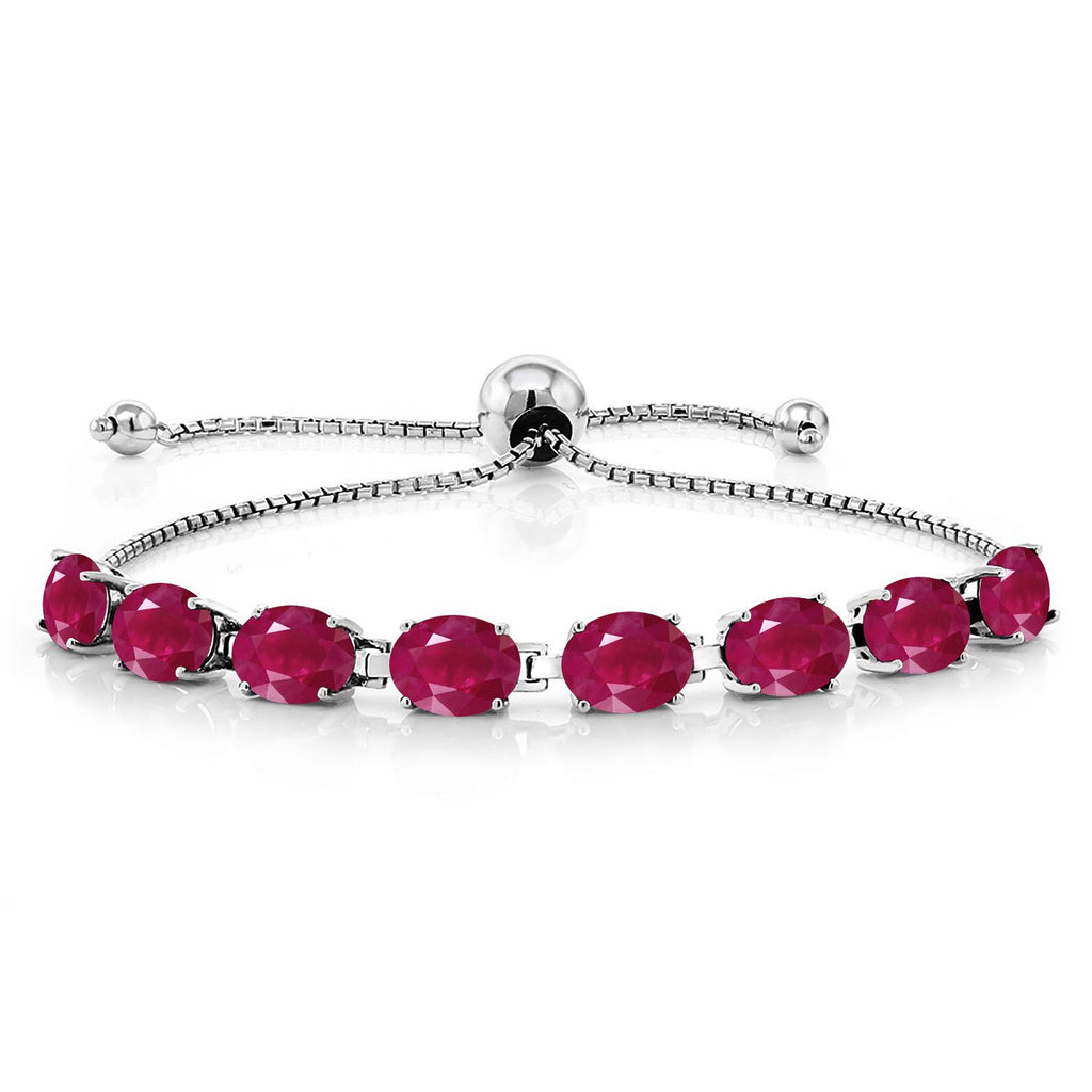 Ruby - July_Bracelet in 925 Sterling Silver