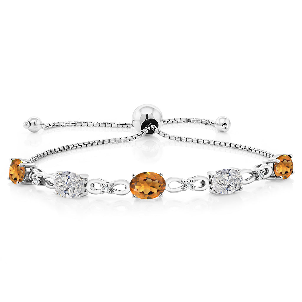 Madeira Citrine_Bracelet in 925 Sterling Silver