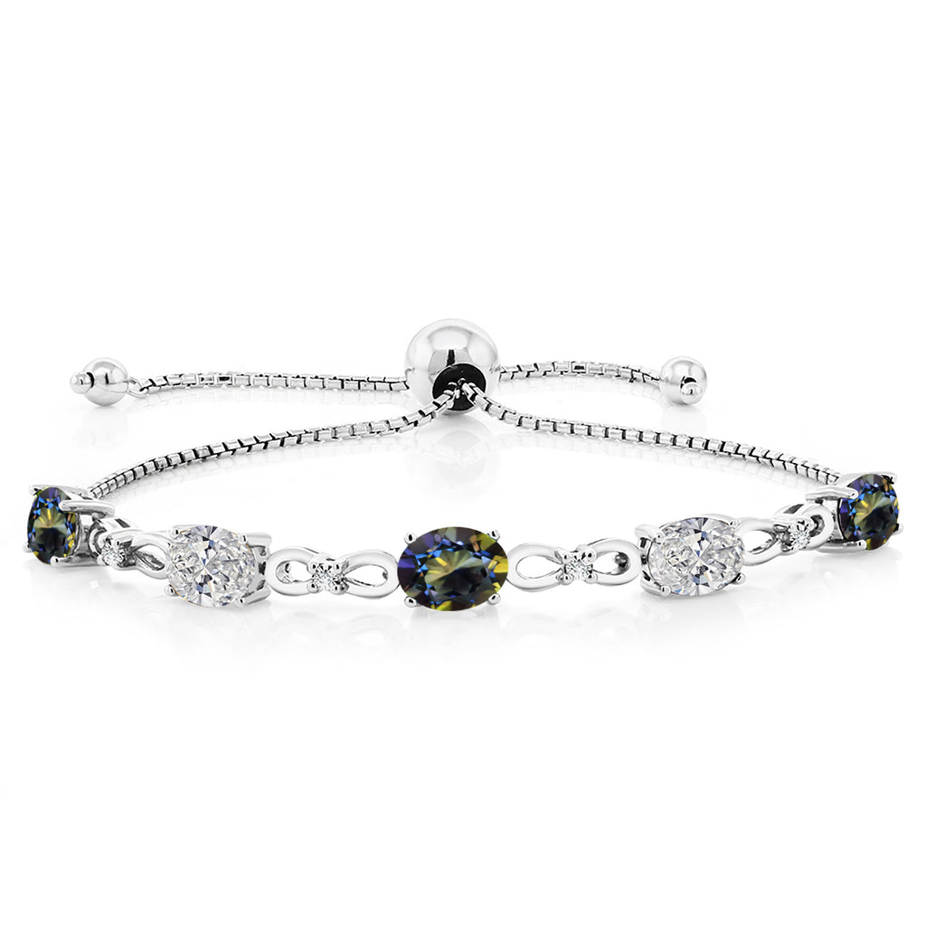 Blue Mystic Topaz_Bracelet in 925 Sterling Silver