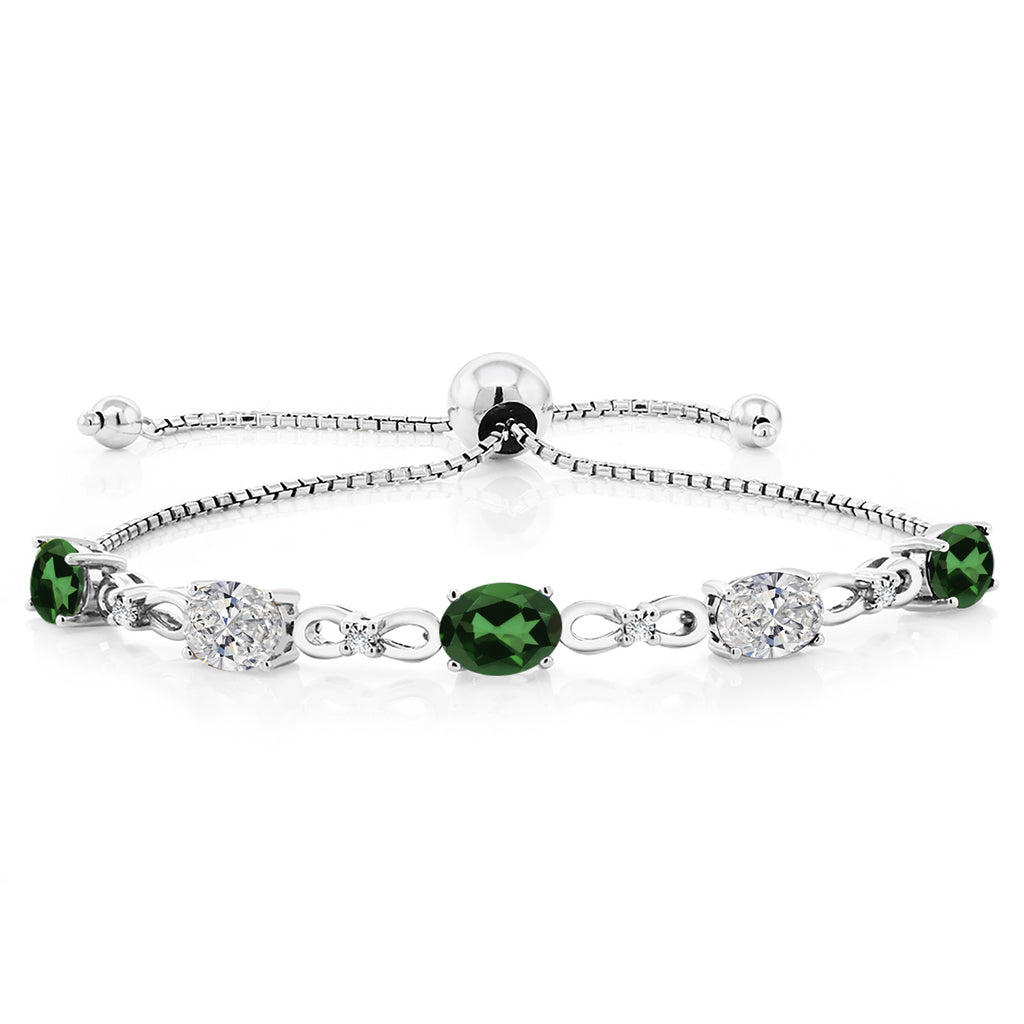 Emerald Envy Mystic Topaz_Bracelet in 925 Sterling Silver
