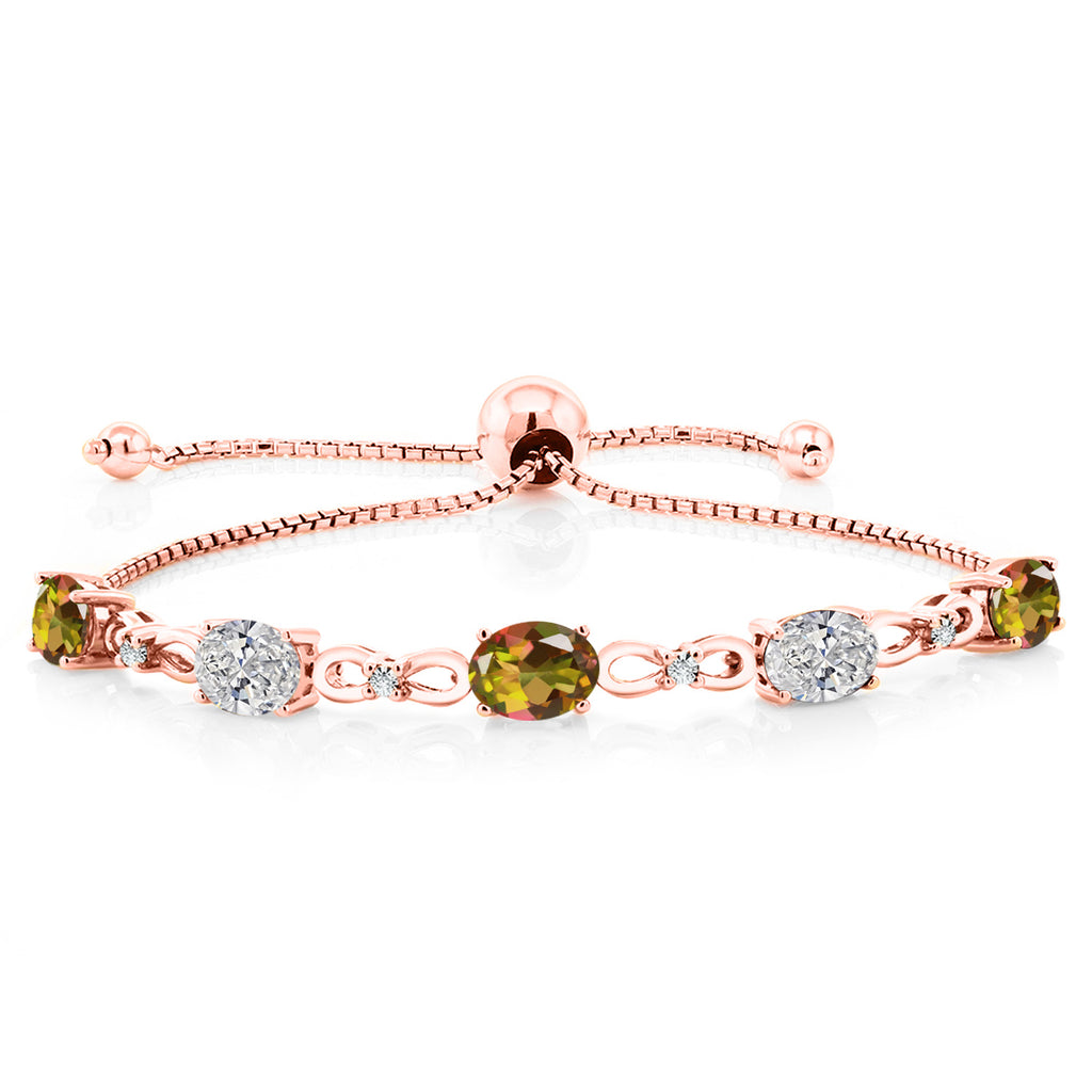 Mango Mystic Topaz_Bracelet in 925 Rose Gold Plated Silver