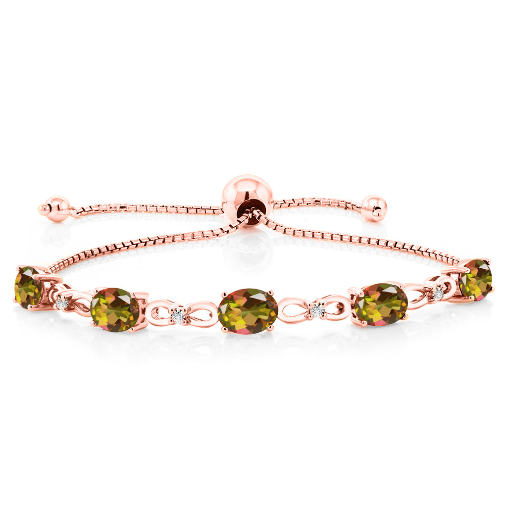 Mango Mystic Topaz_Bracelet in 925 Rose Gold Plated Silver