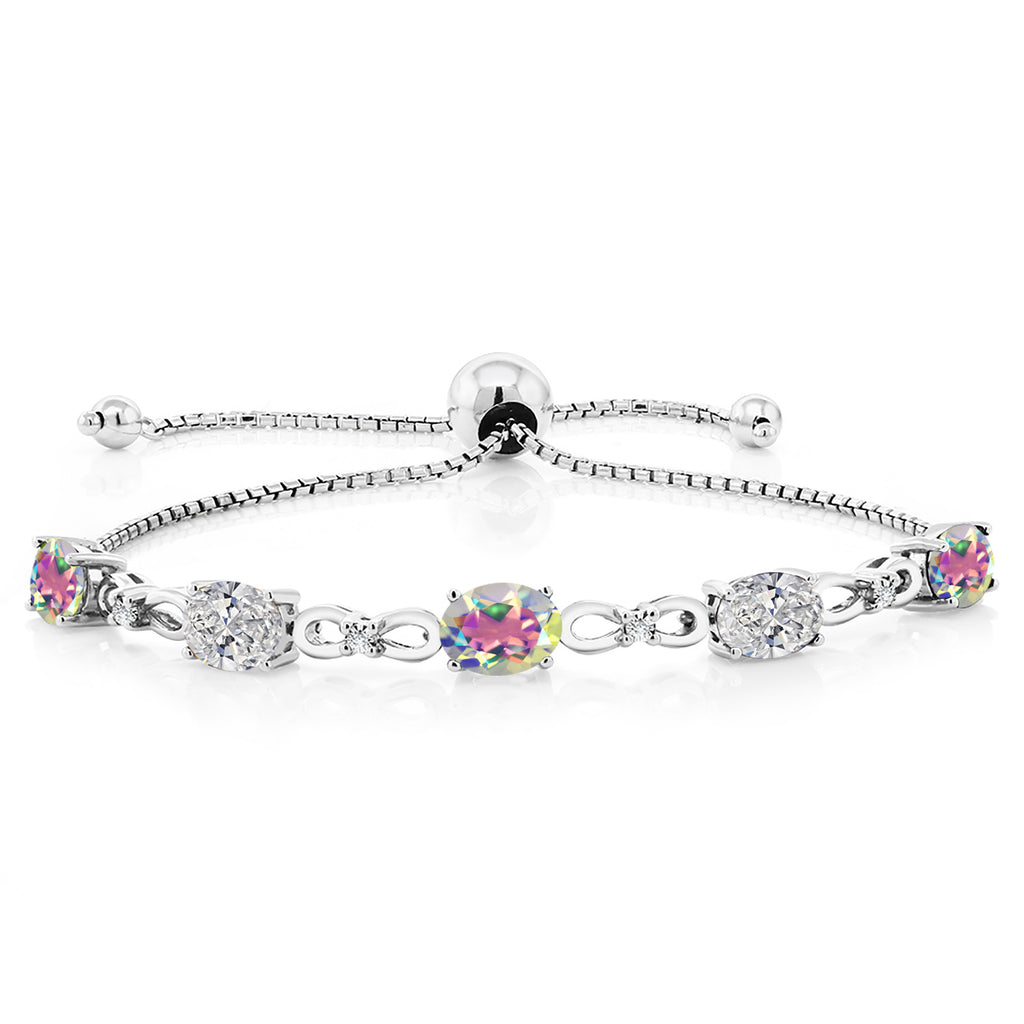 Mercury Mist Mystic Topaz_Bracelet in 925 Sterling Silver