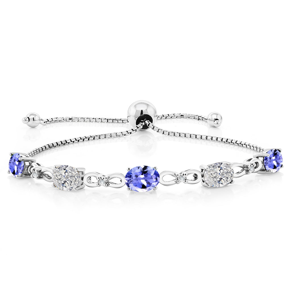 Tanzanite - December_Bracelet in 925 Sterling Silver