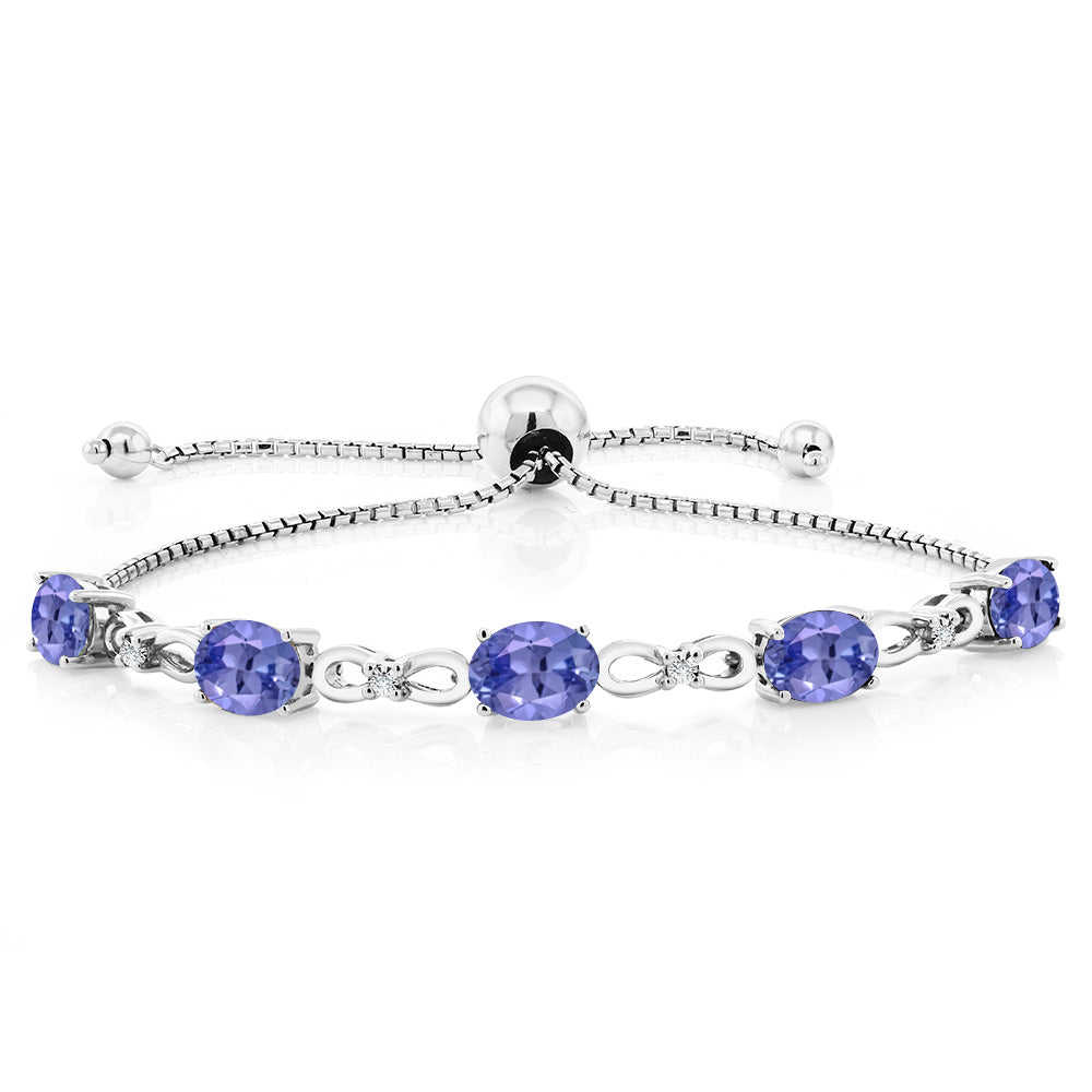 Tanzanite - December_Bracelet in 925 Sterling Silver
