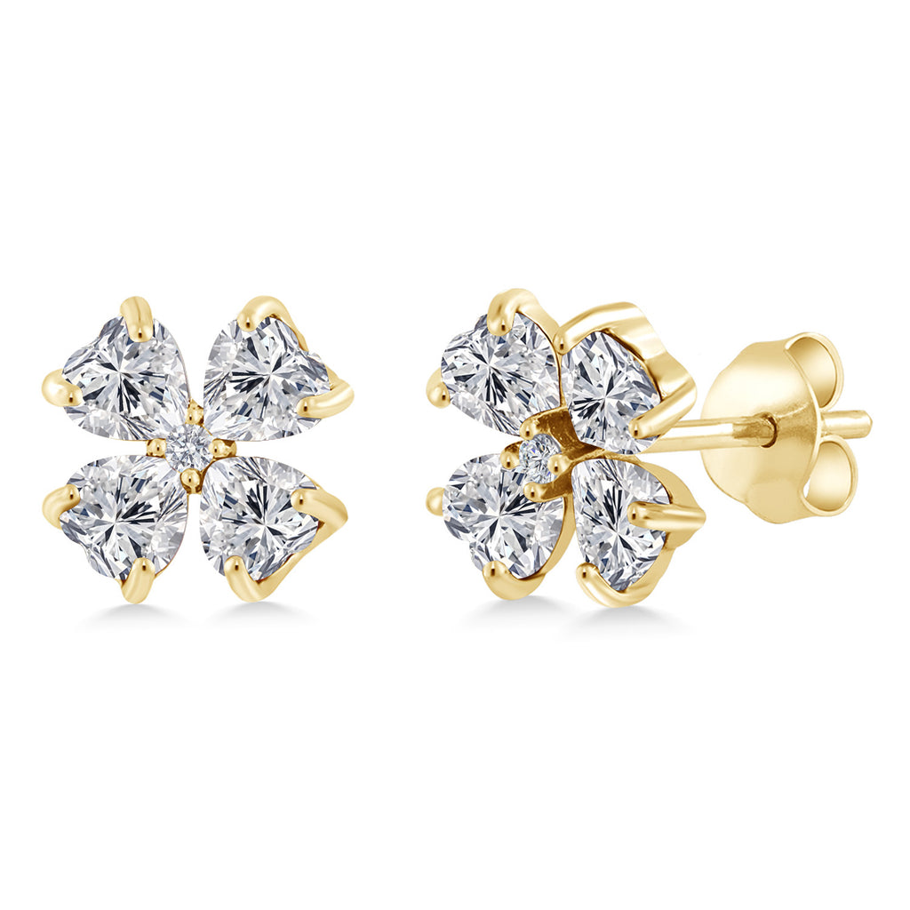 Earrings in 925 Yellow Gold Plated Silver
