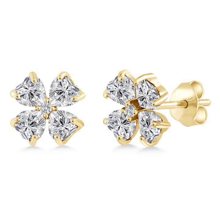 Earrings in 925 Yellow Gold Plated Silver