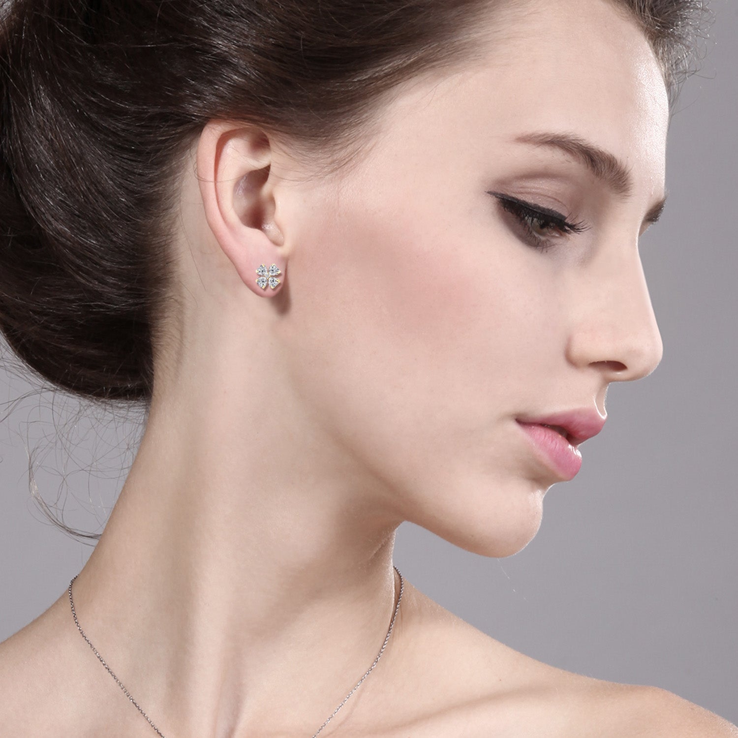 Earrings in 925 Yellow Gold Plated Silver