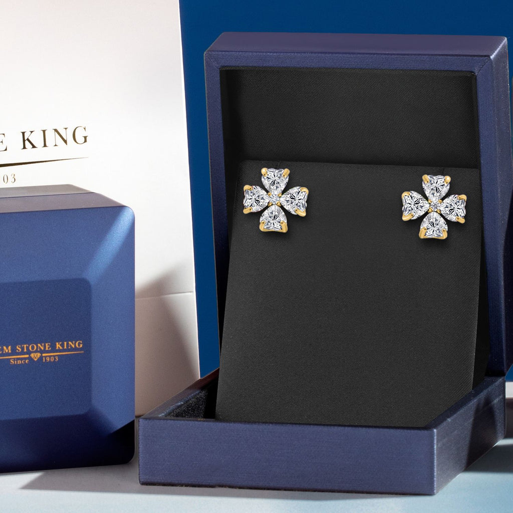 Earrings in 925 Yellow Gold Plated Silver