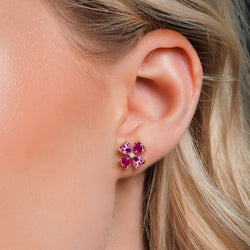 Earrings in 925 Rose Gold Plated Silver