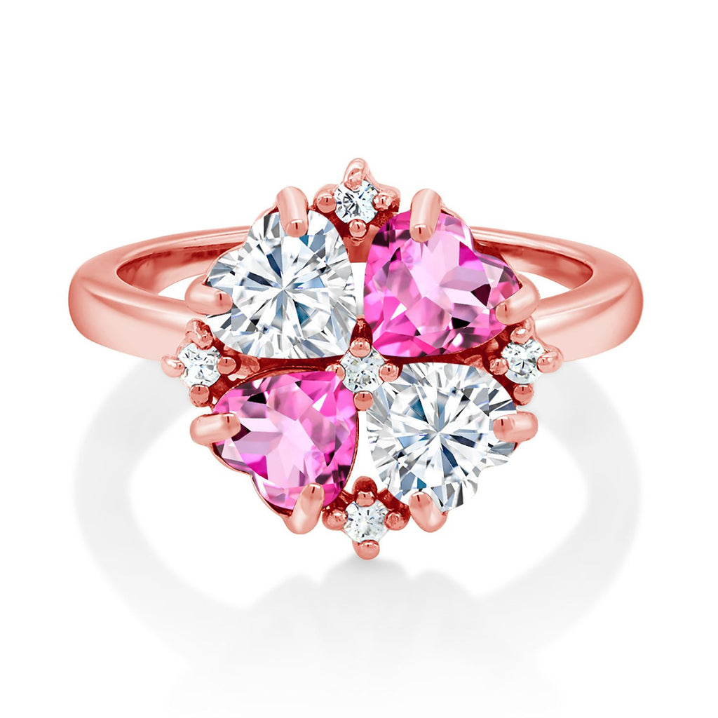 Ring in 925 Rose Gold Plated Silver
