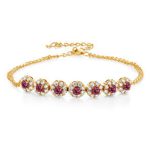 Bracelet in 925 Yellow Gold Plated Silver