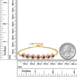 Bracelet in 925 Yellow Gold Plated Silver