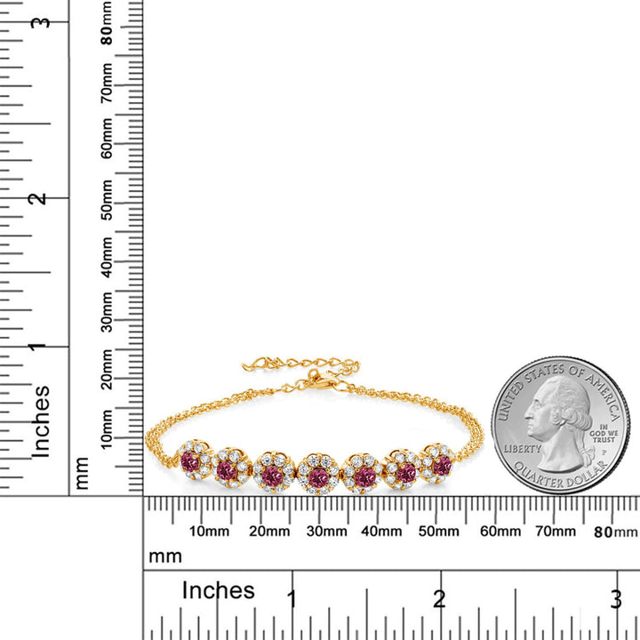Bracelet in 925 Yellow Gold Plated Silver