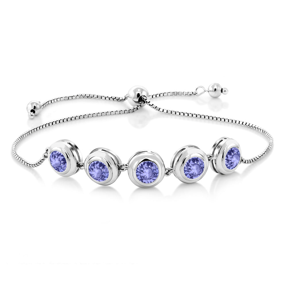 Tanzanite - December_Bracelet in 925 Sterling Silver