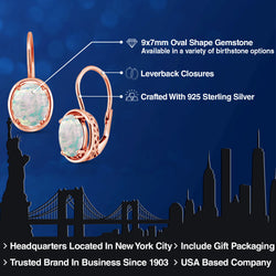 Earrings in 925 Rose Gold Plated Silver