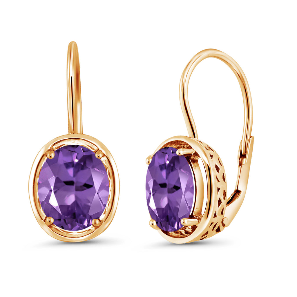 Earrings in 925 Yellow Gold Plated Silver