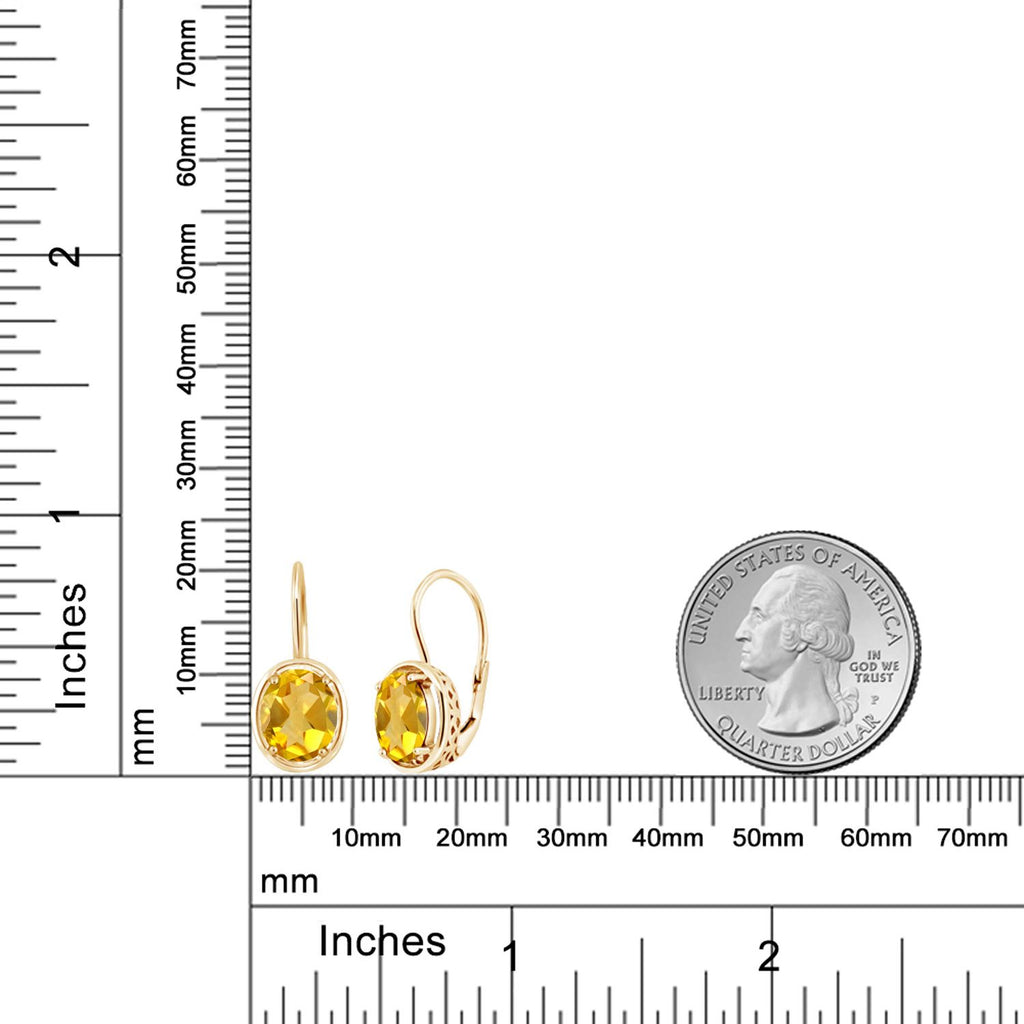 Earrings in 925 Yellow Gold Plated Silver