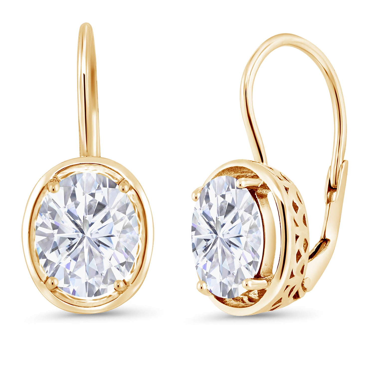 Earrings in 925 Yellow Gold Plated Silver