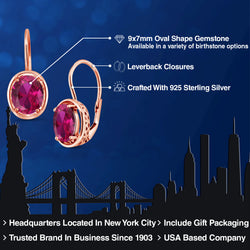 Earrings in 925 Rose Gold Plated Silver