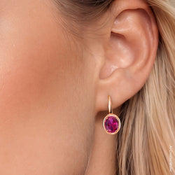 Earrings in 925 Rose Gold Plated Silver
