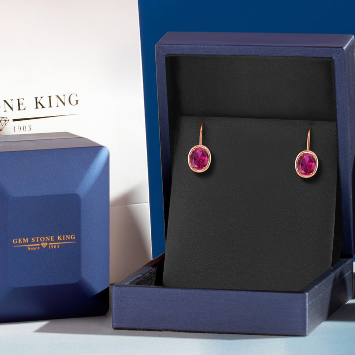 Earrings in 925 Rose Gold Plated Silver