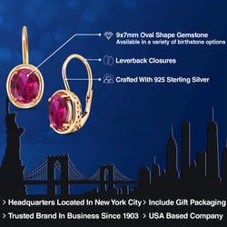 Earrings in 925 Yellow Gold Plated Silver