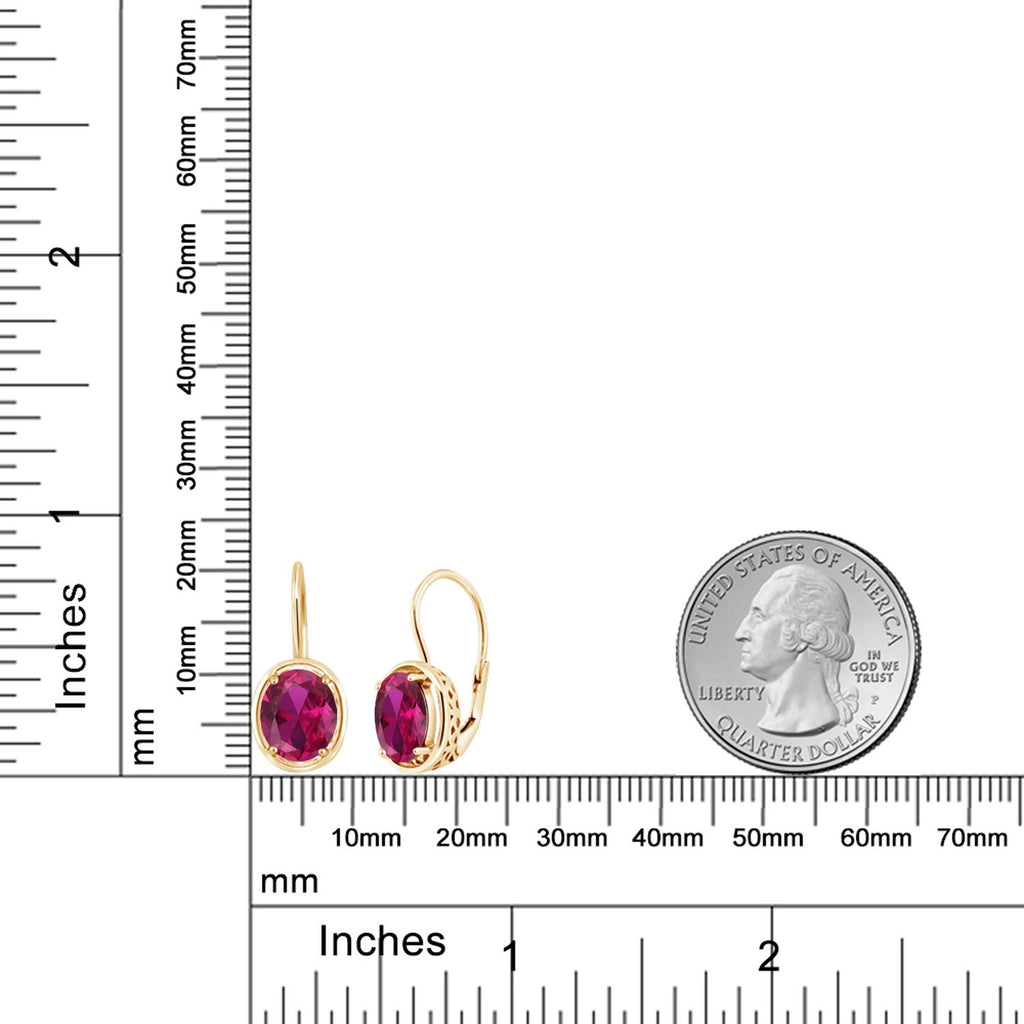 Earrings in 925 Yellow Gold Plated Silver