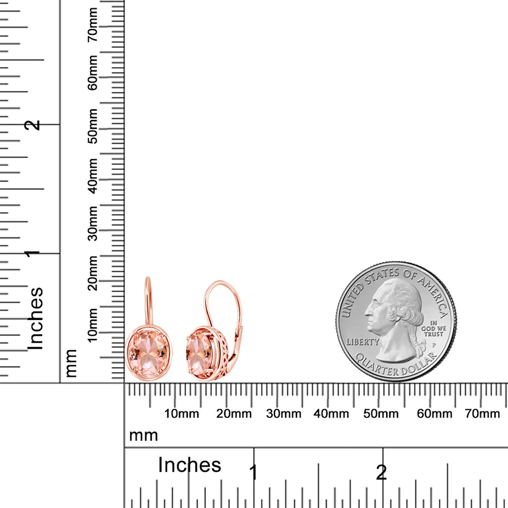 Earrings in 925 Rose Gold Plated Silver