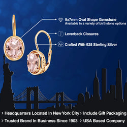 Earrings in 925 Yellow Gold Plated Silver