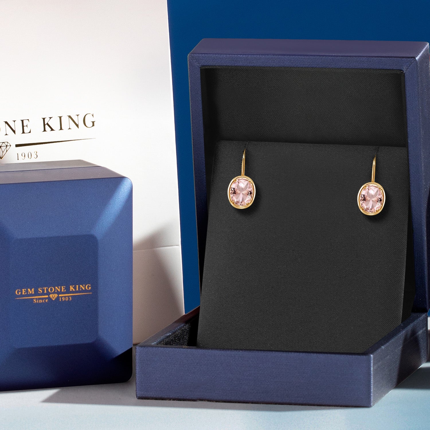 Earrings in 925 Yellow Gold Plated Silver