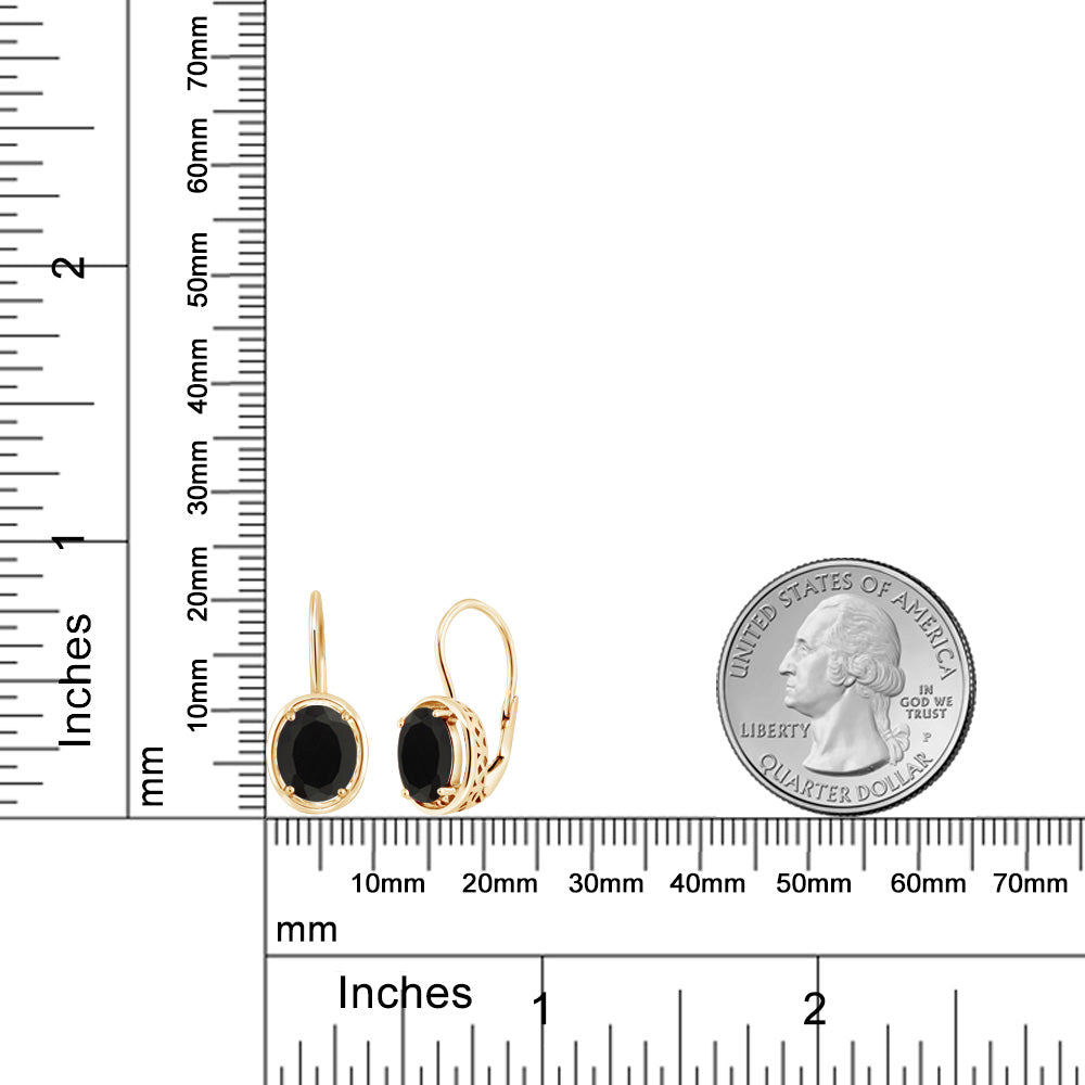 Earrings in 925 Yellow Gold Plated Silver