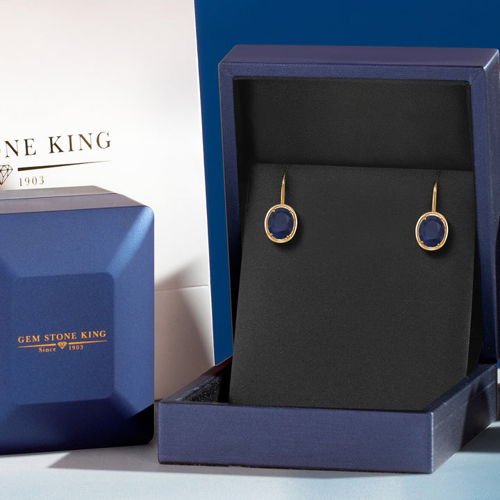 Earrings in 925 Yellow Gold Plated Silver