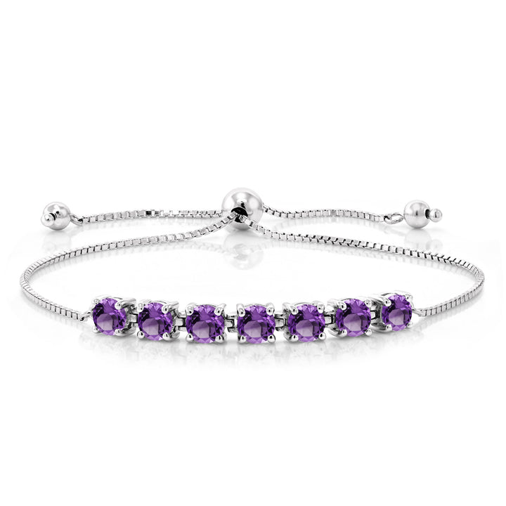 Amethyst_Bracelet in 925 Sterling Silver