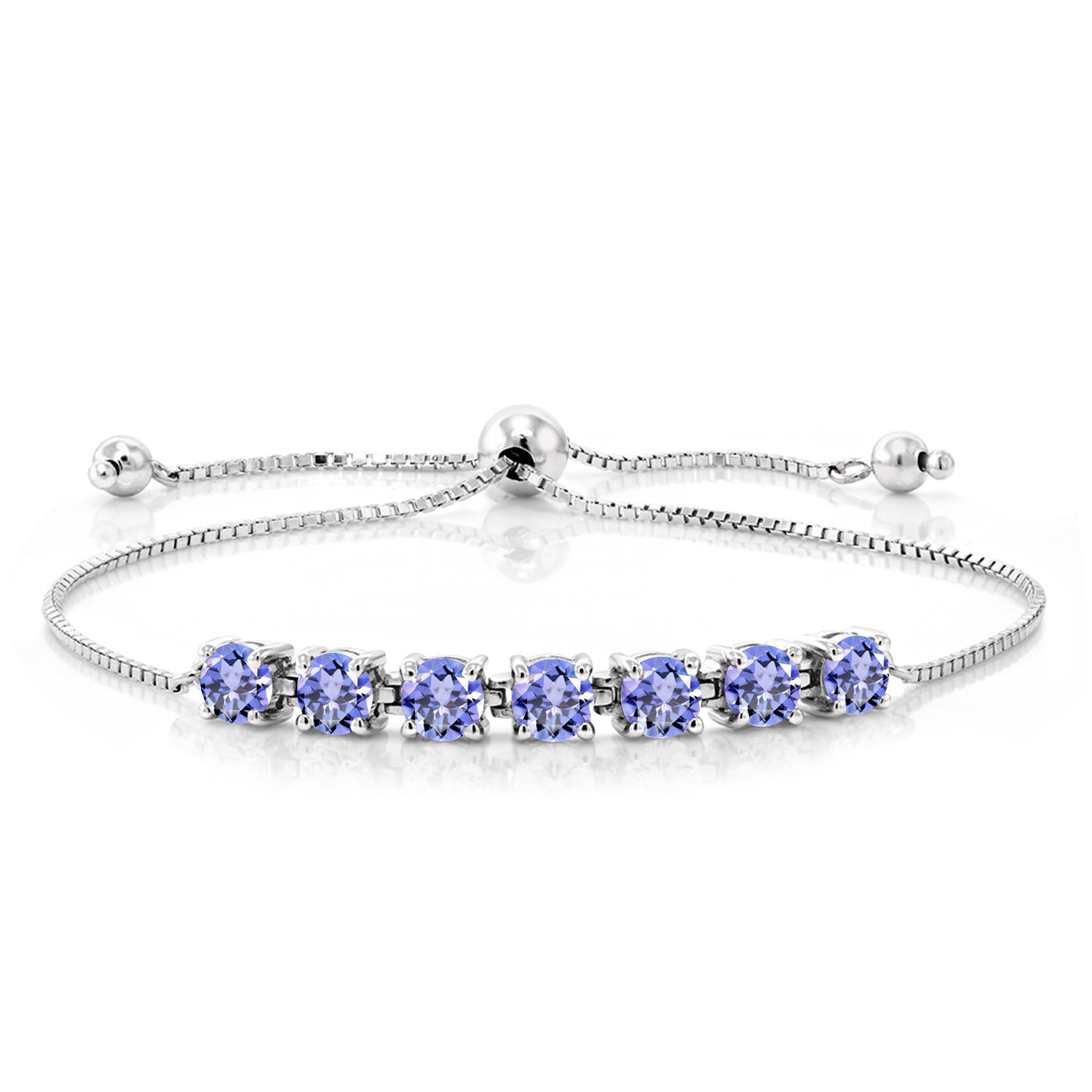 Tanzanite - December_Bracelet in 925 Sterling Silver