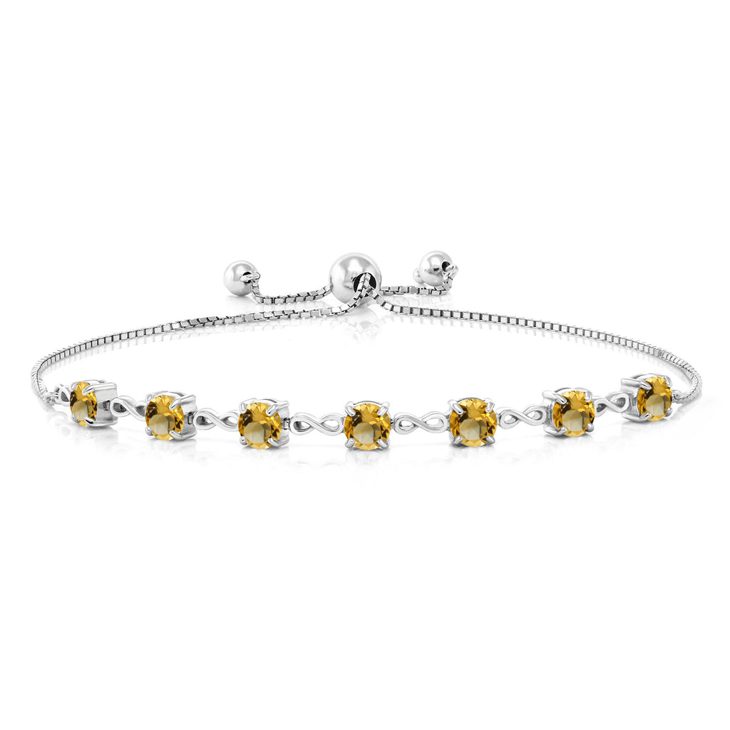 Citrine - November_Bracelet in 925 Sterling Silver