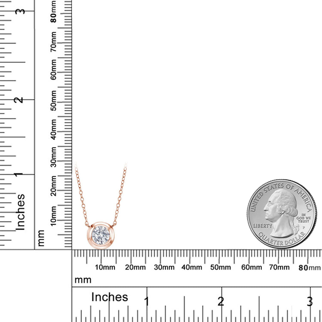 Pendant in 925 Rose Gold Plated Silver