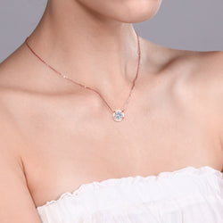 Pendant in 925 Rose Gold Plated Silver
