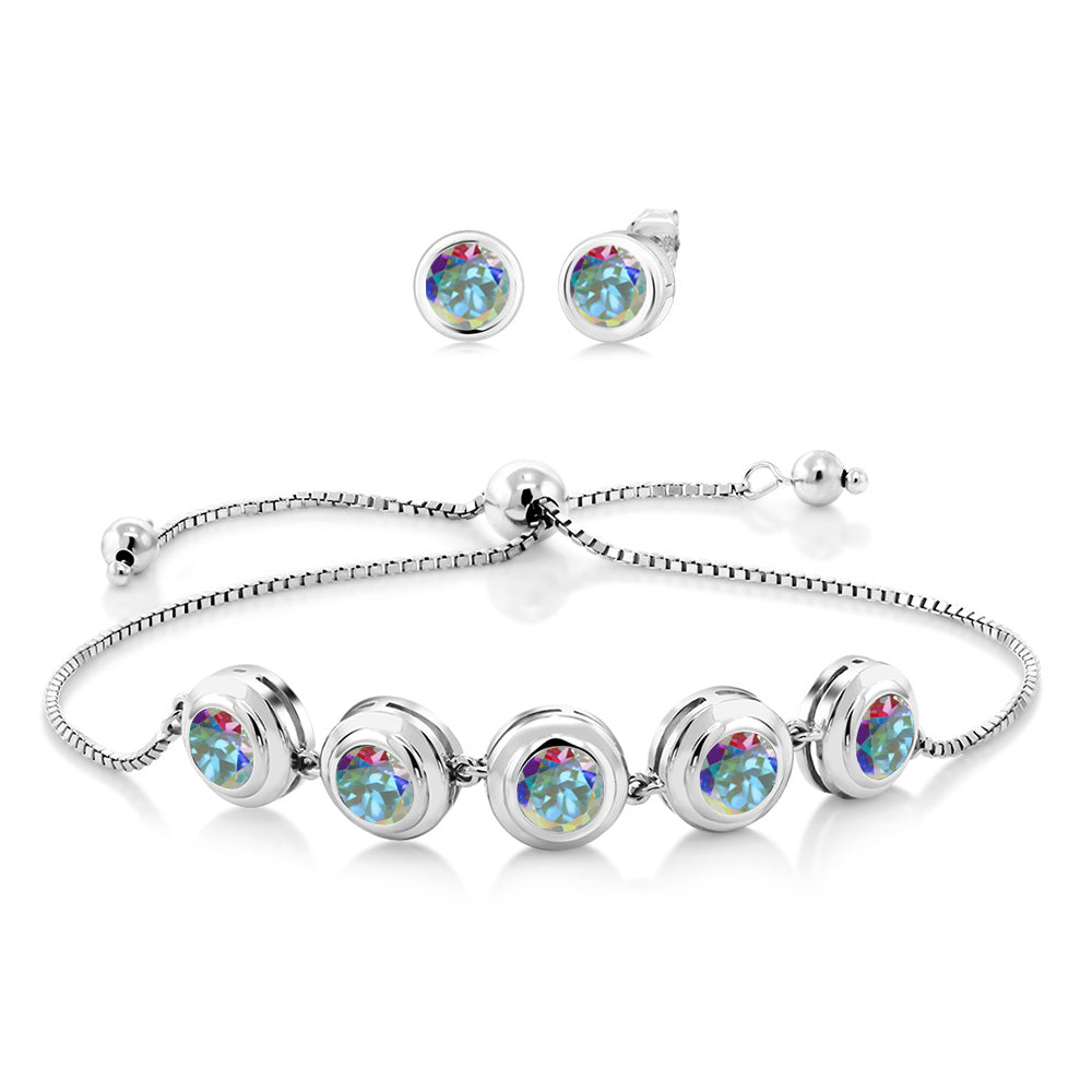Mercury Mist Mystic Topaz_Bracelet in 925 Sterling Silver